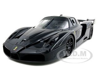 Ferrari FXX Evoluzione Black 1/18 Diecast Model Car by Hotwheels